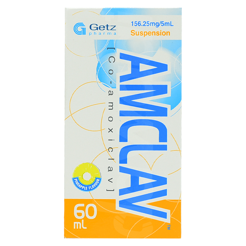 Amclav 156.25 mg suspension