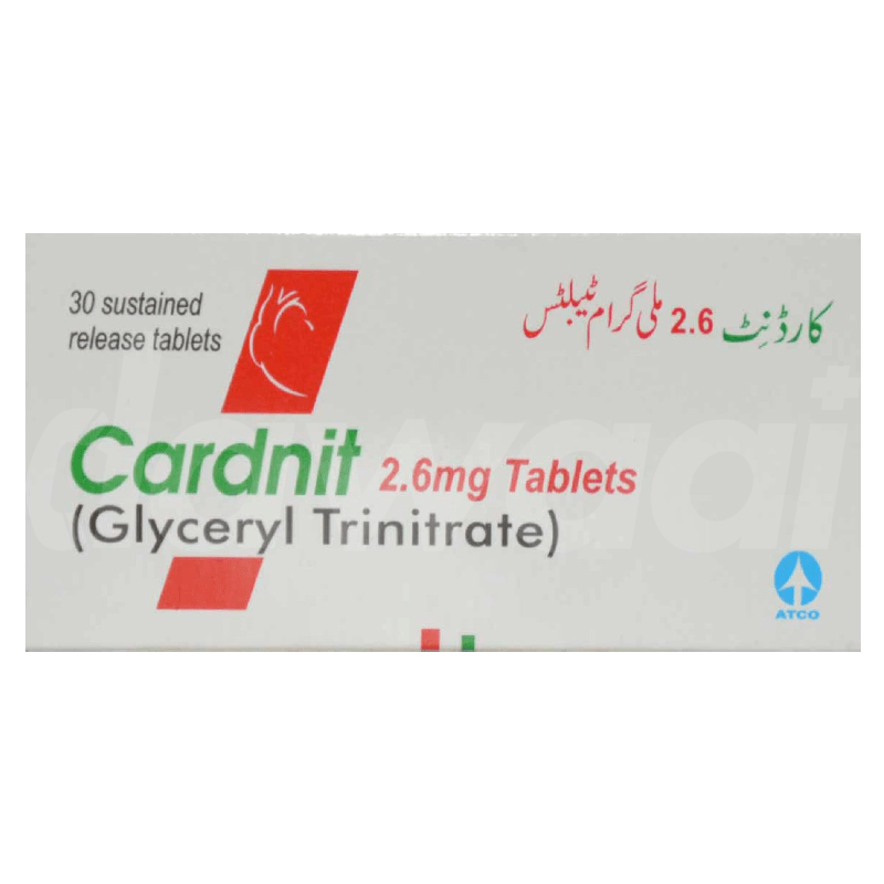Cardnit 2.6mg 2.6mg tablet