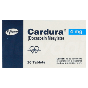 Cardura 4mg tablet
