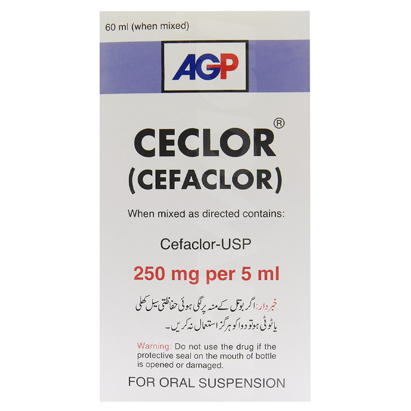 Ceclor 250mg 5ml suspension