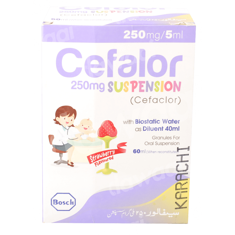 Cefalor 250mg 5ml suspension