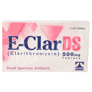E-Clar DS 500mg tablet