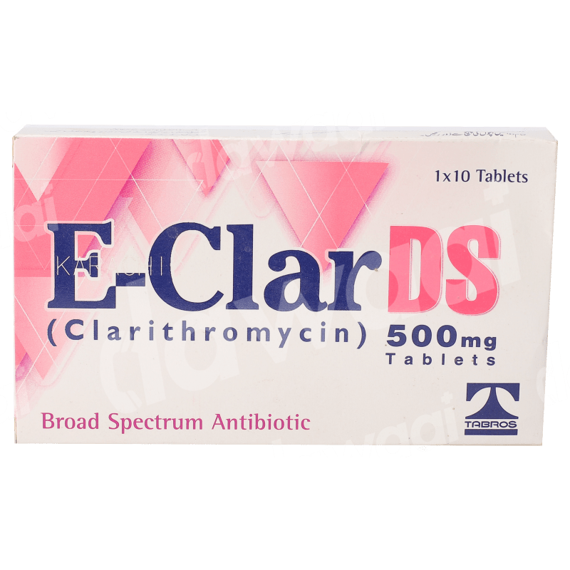E-Clar DS 500mg tablet