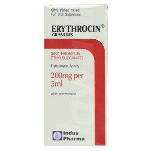 Erythrocin 200mg 5ml suspension