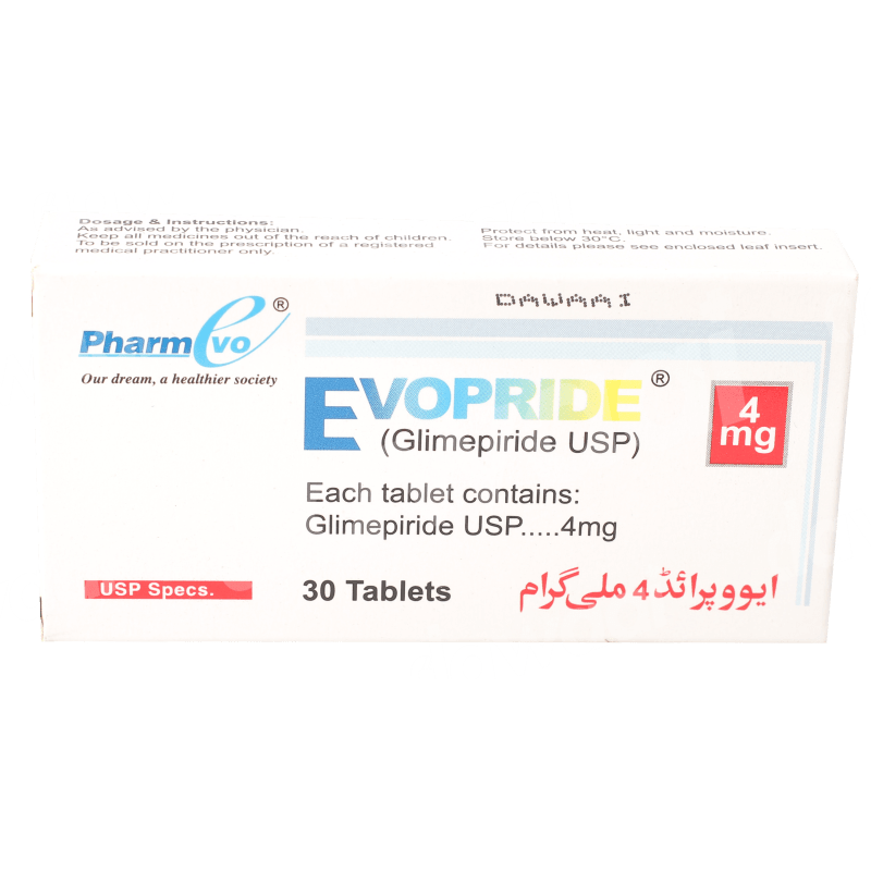 Evopride 4mg tablet