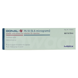 Gonal F 75 IU 5.5 mcg injection