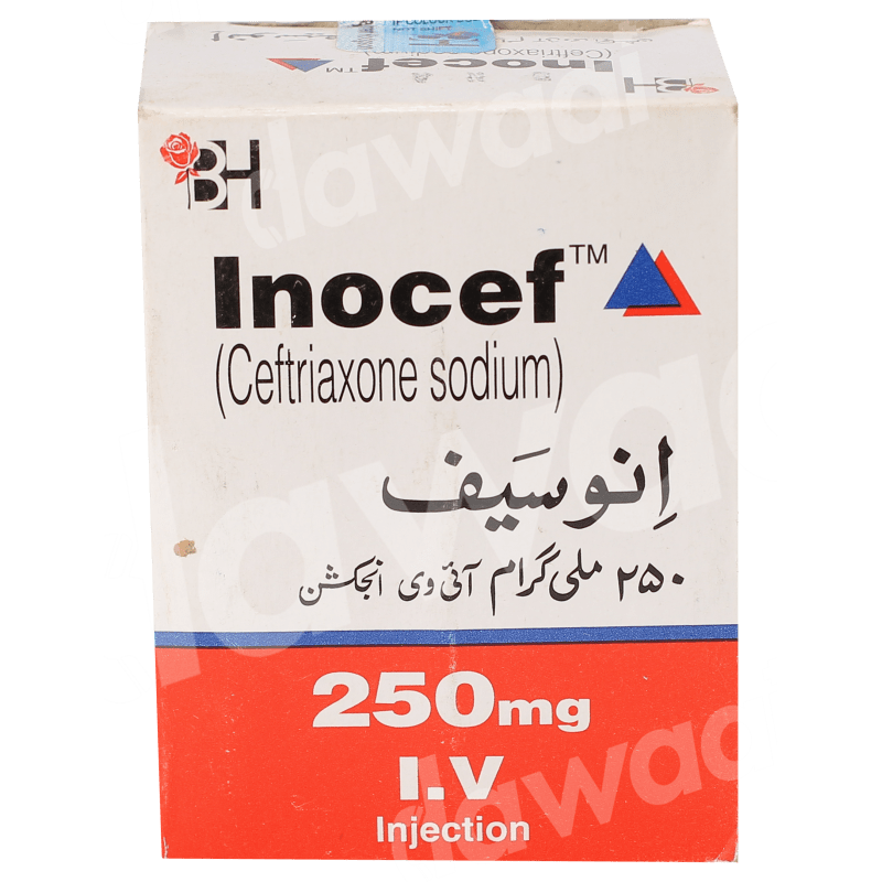 Inocef 250mg injection iv