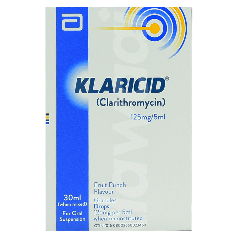 Klaricid 125mg 5ml 30ml 125mg suspension