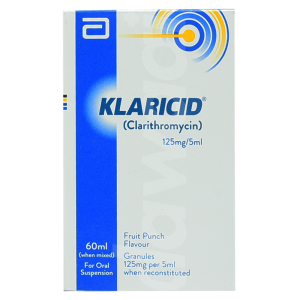 Klaricid 125mg 5ml 60ml 125mg suspension
