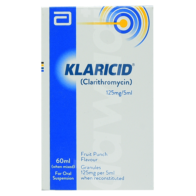 Klaricid 125mg 5ml 60ml 125mg suspension