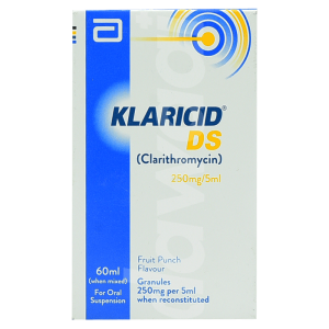 Klaricid DS-Granules 250mg ds suspension