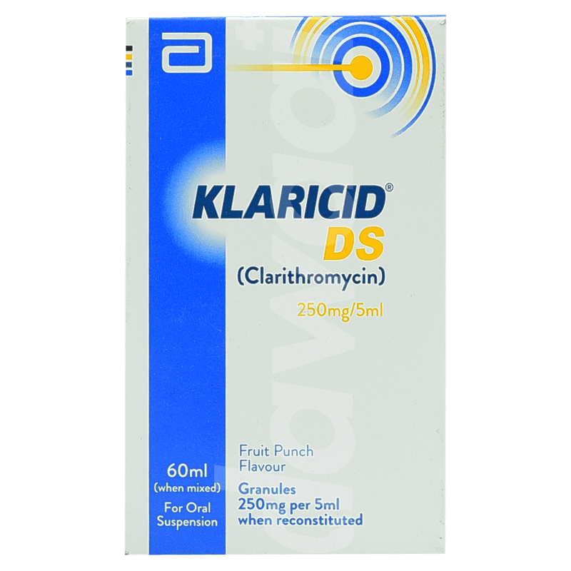 Klaricid DS-Granules 250mg ds suspension