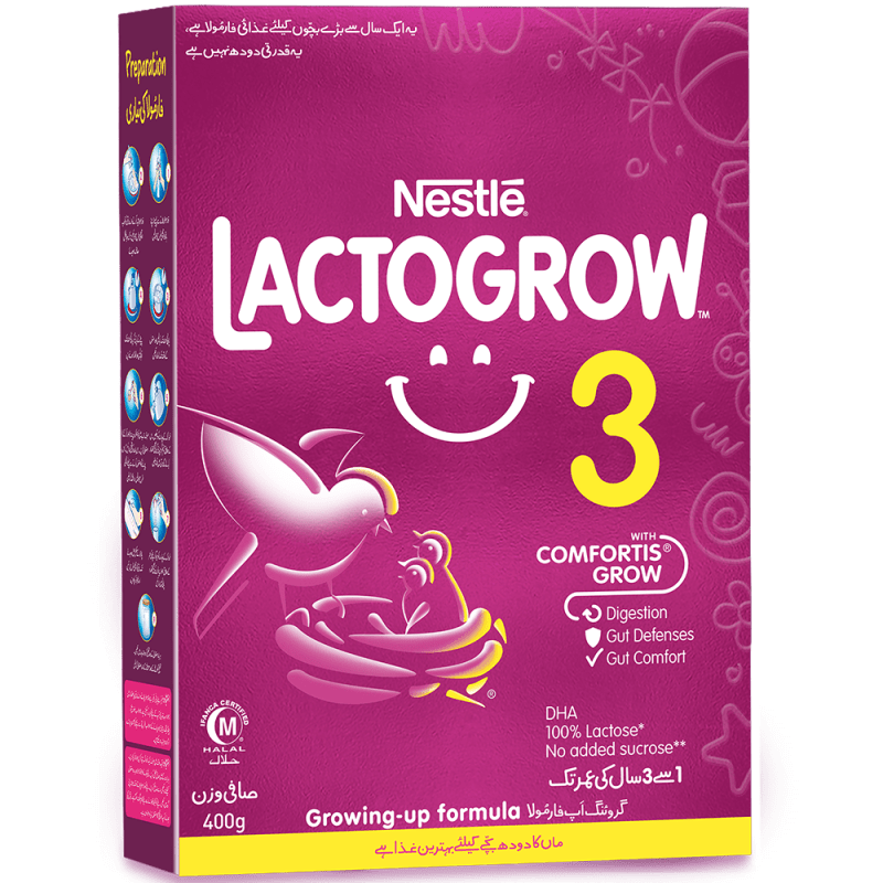 Nestle' LACTOGROW 3 - 400g milk powder