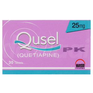 Qusel 25mg tablet
