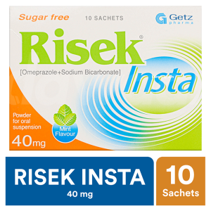 Risek Insta Sugar Free 40mg 1680mg powder