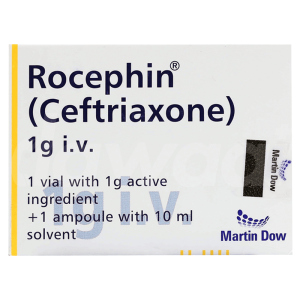 Rocephin 1gm injection iv