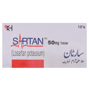 Sartan 50mg Tablet tablet