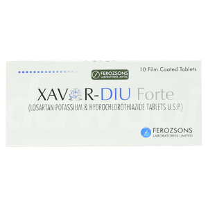 XAVOR DIU FORTE TAB 100mg 25mg forte tablet