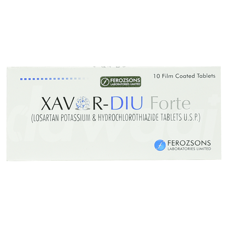 XAVOR DIU FORTE TAB 100mg 25mg forte tablet XAVOR DIU FORTE TAB 100mg 25mg forte tablet