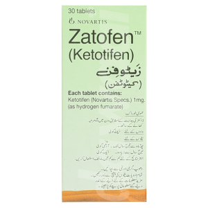 Zatofen 1mg tablet