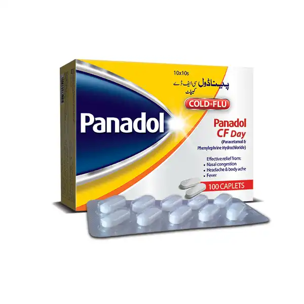 Panadol Cf Day Tablets (1 Strip = 10 Tablets)